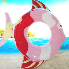 Summer Inflatable Fish Swimming Ring Underarm Water Toy