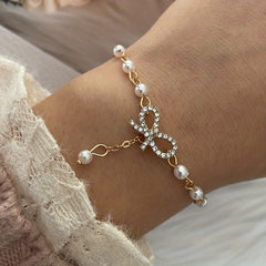 5pk Golden Butterfly Cuff Bangle Bracelet Set