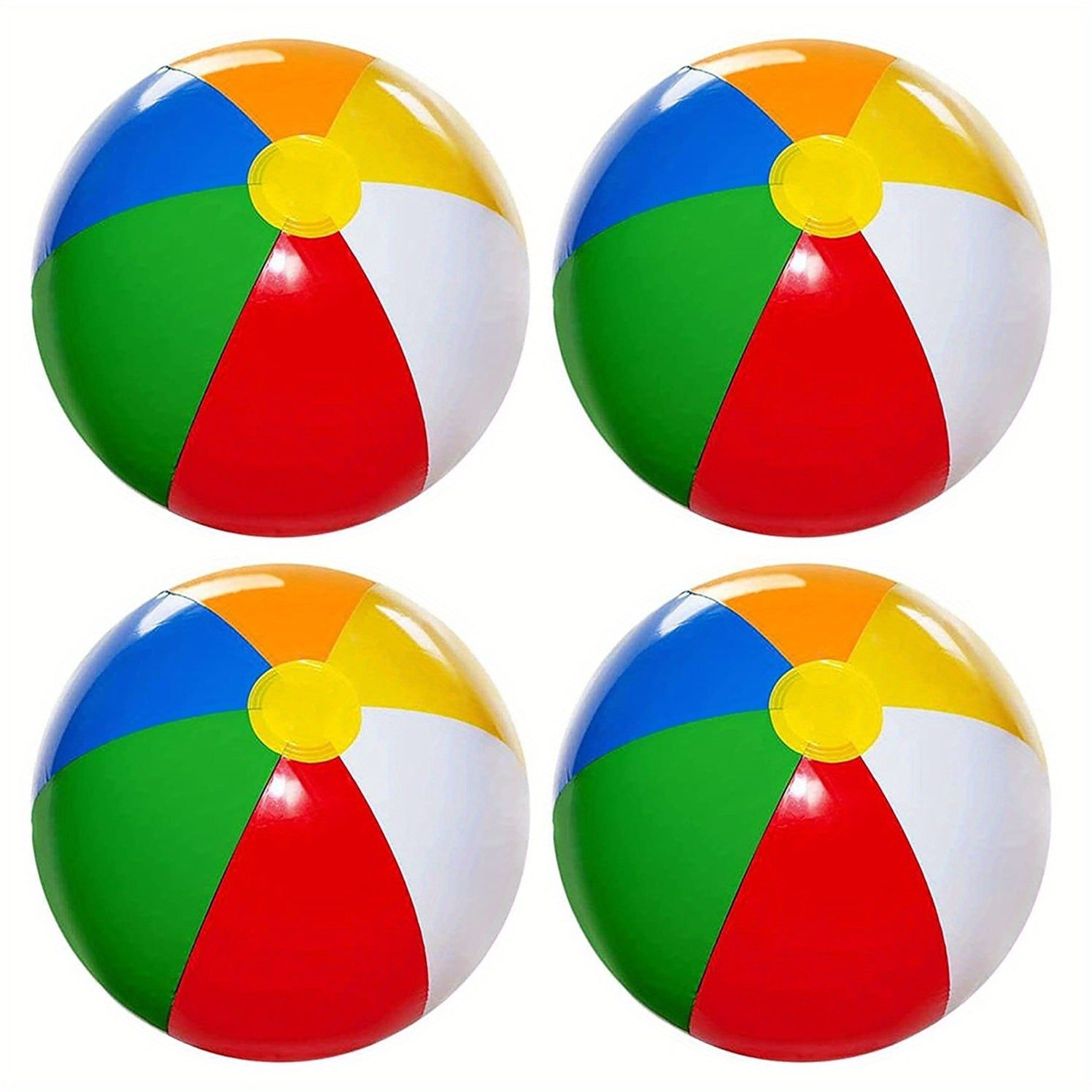 3PCS Inflatable Beach Ball Pool Party Favors Summer Water Toy Fun Game 20-32cm