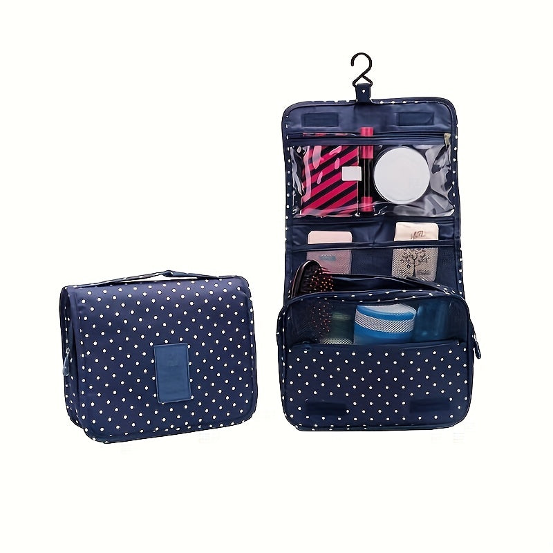 Waterproof Cosmetic Bag with Hook for Travel Toiletries