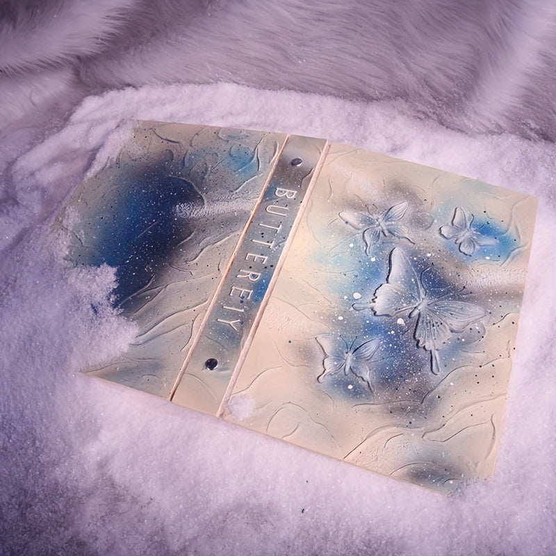 Resin Butterfly Diary A5 Relief Loose leaf Handbook