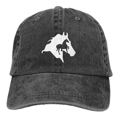 Men Vintage Adjustable Funny Chicken Whisperer Horse Cowboy Hat