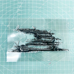 Field Road Transparent Silicone Stamp for DIY Scrapbooking