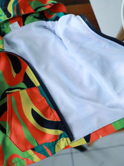 Boys Colorful Hooded Windbreaker Jacket Zip Up Coat