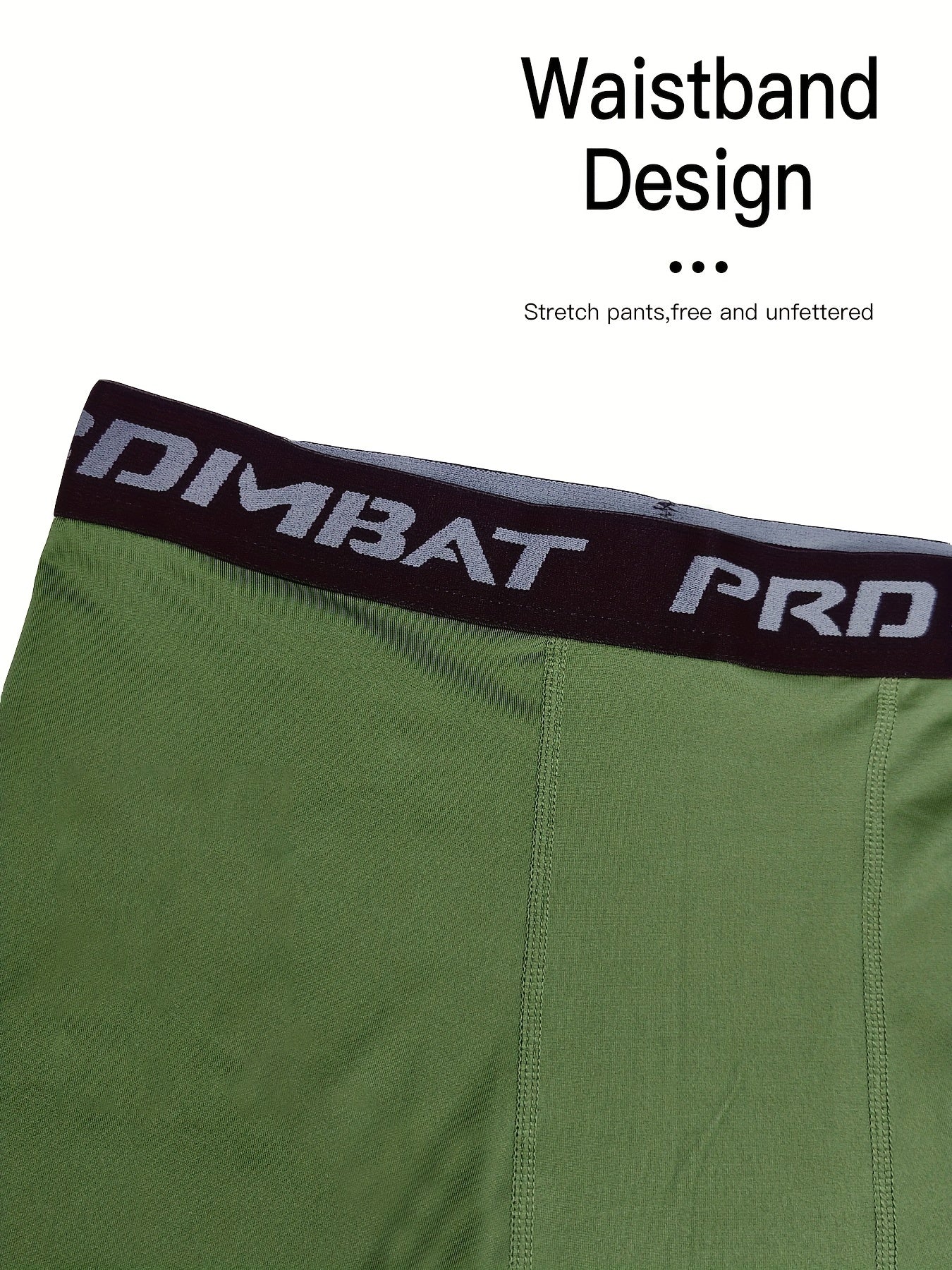 Men's Solid Pocket Leggings Active Sports Compression Pants
