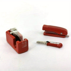 2pcs Dollhouse School Supplies Mini Cutting Utility Doll Accessories