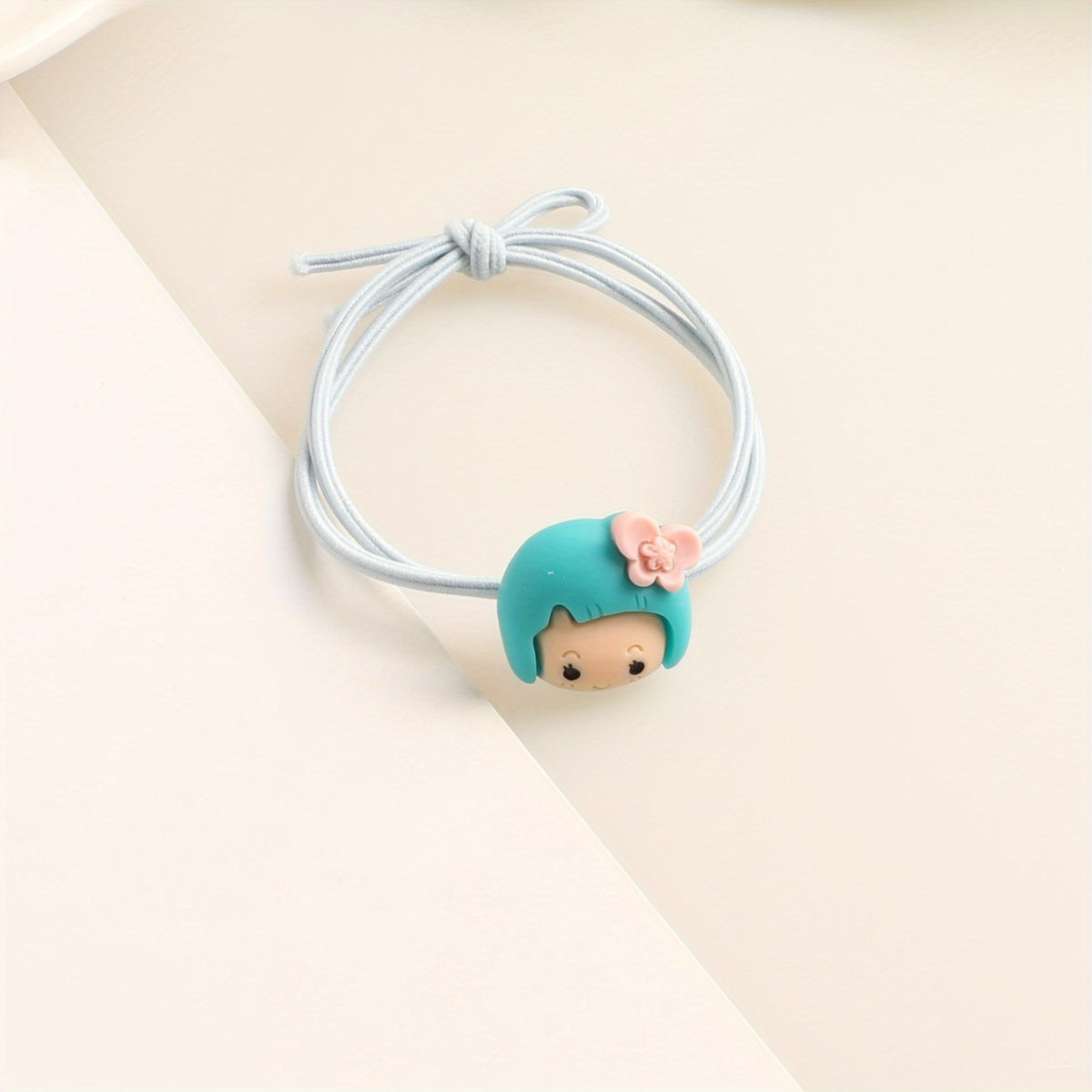 Cartoon Girl Hair Tie Hair Rope High Elasticity No Damage To Hair For Girls