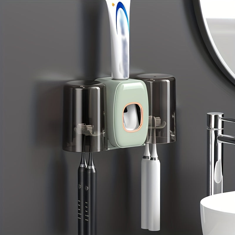 Automatic Toothpaste Squeezer with Cup & Holder