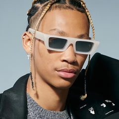 Men's Vintage Small Square Frame Sunglasses