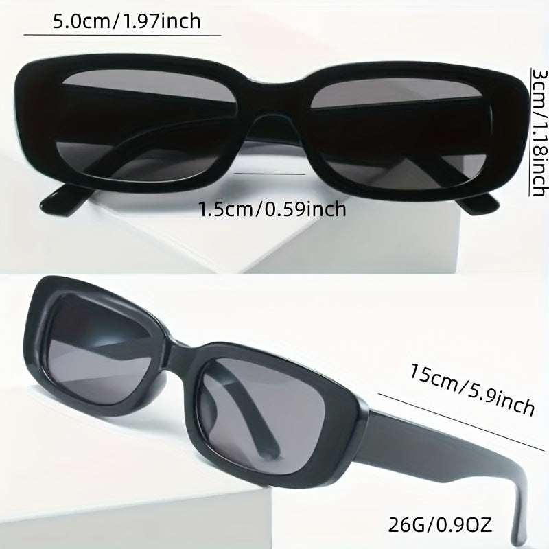 Retro 90s Vintage UV400 Sun Shades Glasses for Summer Beach