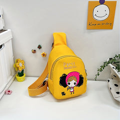 Cute Girl Chest Bag Cartoon Crossbody Bag