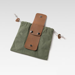 Retro Canvas Waist Bag for Outdoor Camping and Hiking