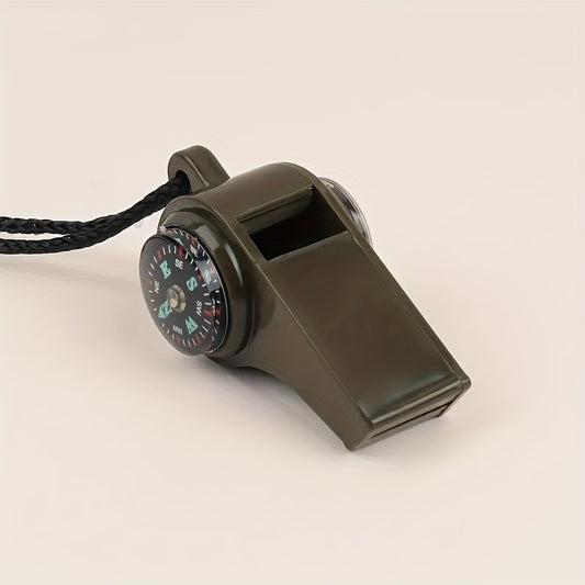 3 In 1 Whistle with Waterproof Thermometer for Outdoor Camping