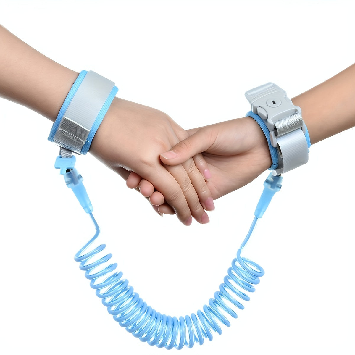 Child Anti-loss Safety Tether with Spring Wristband