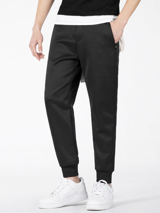Men's Zip Up Lounge Pants with Pockets