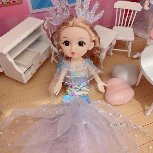 Mermaid Princess Doll Key Chain Pendant Ornament Birthday Christmas