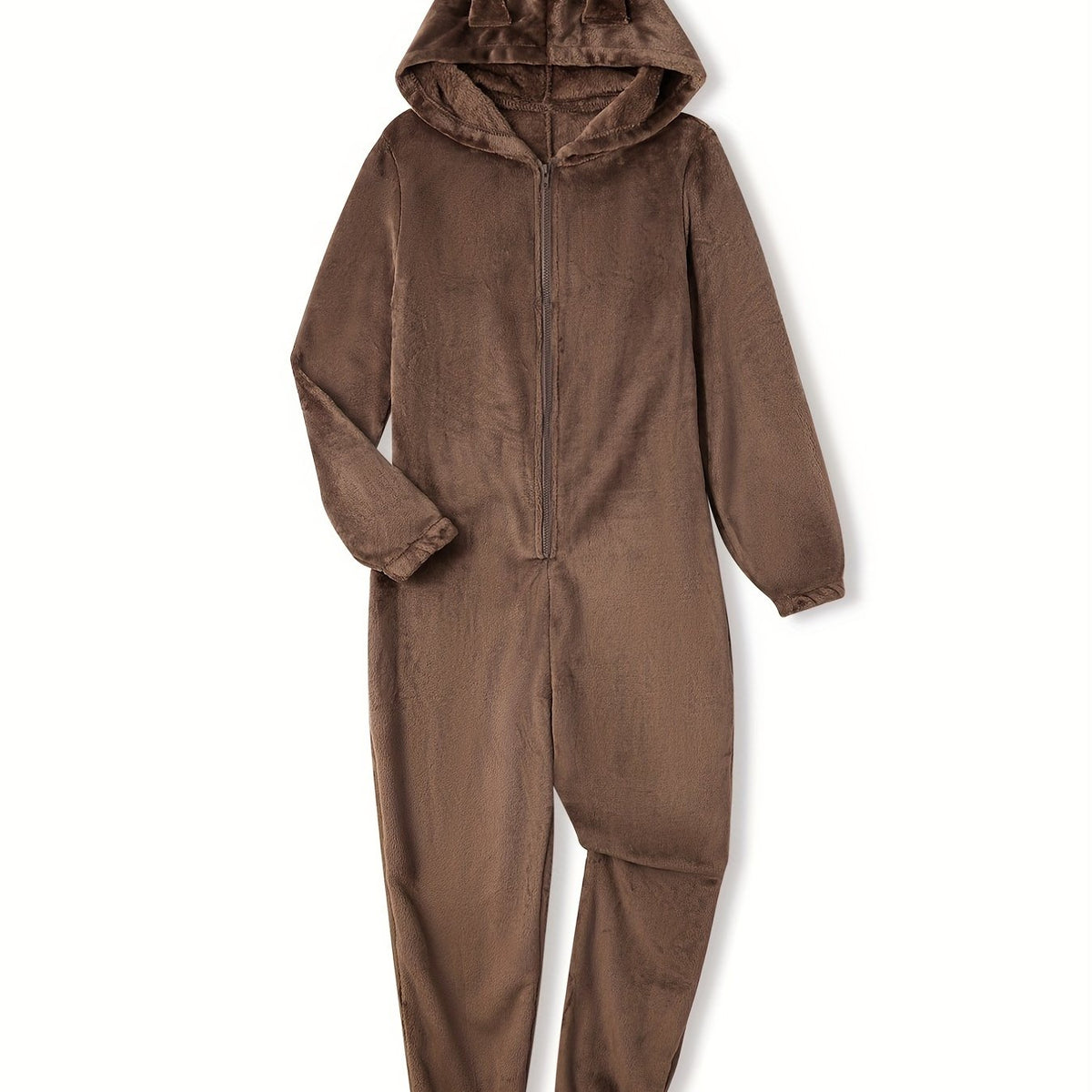 Bear Pajama Jumpsuit Long Sleeve Plush Pajama Women's Lingerie