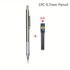 0.3mm Mechanical Pencil Set Full Metal Art Drawing Painting Office School