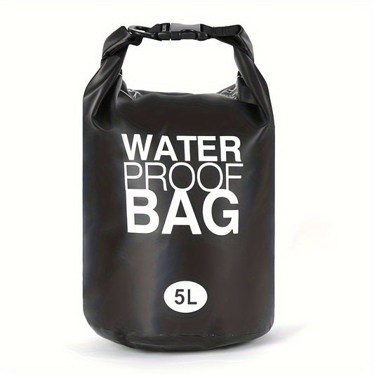 Roll Top Waterproof Bag Beach Shoulder Bucket Bag