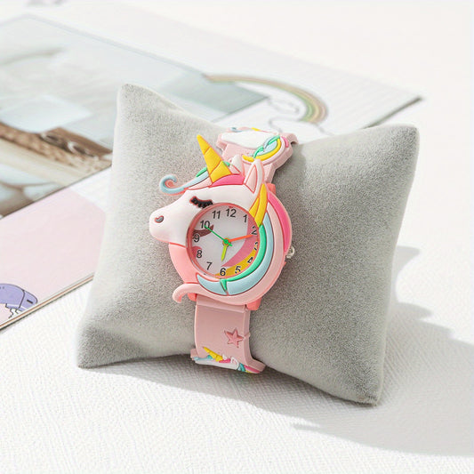 Cartoon Unicorn Watch Holiday Gift for Girls