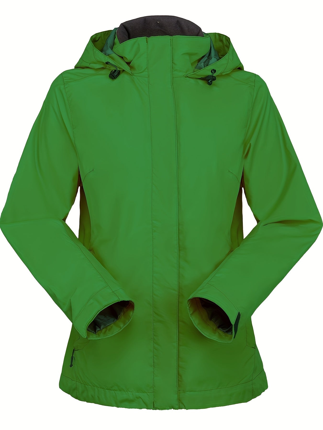 Women's Waterproof Hooded Jacket for Outdoor Activities