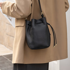 Brown Leather Tote Bag with Adjustable Strap