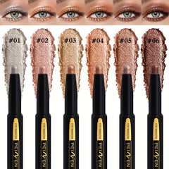 6 Colors Shimmer Eye Shadow Stick Set