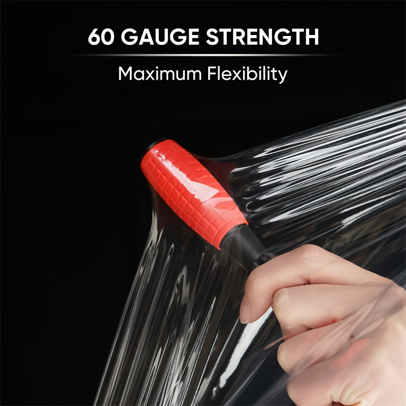 2pcs Stretch Film 38.1cm x 304.8m Shrink Wrap Pallet Wrap Industrial Strength