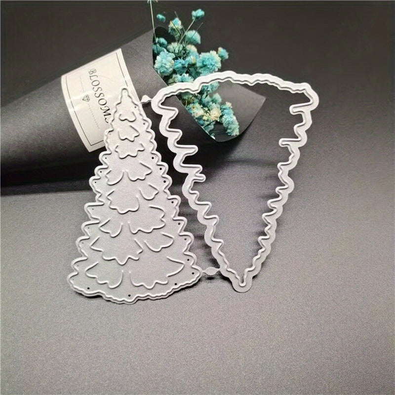 1pc DIY Christmas Tree Metal Cutting Dies Stencils Scrapbook Embossing