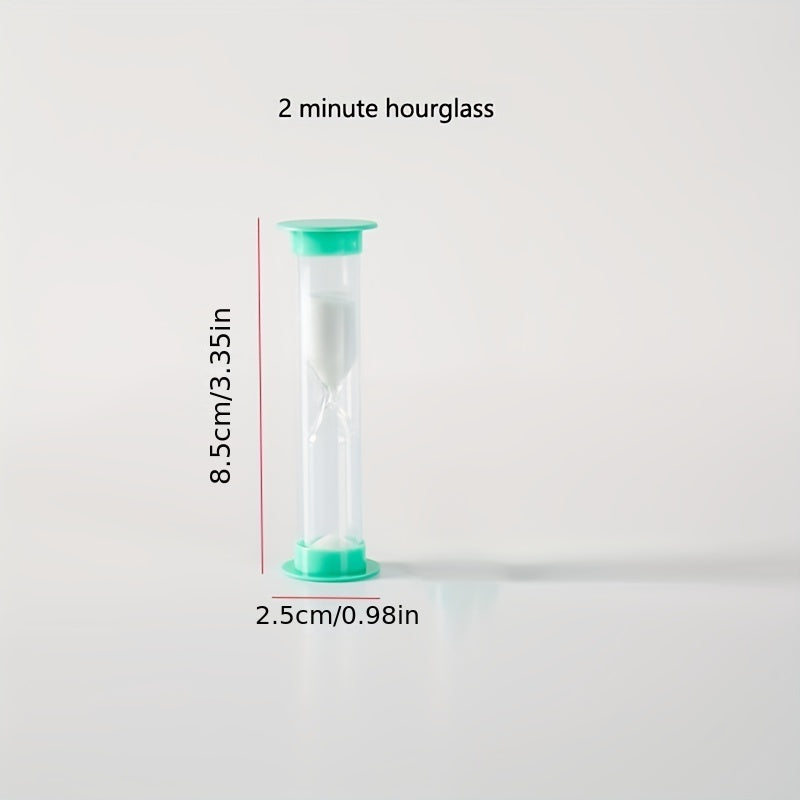 Cartoon Hourglass Timer 1-2 Minutes Anti-fall Learning Creative Ornaments
