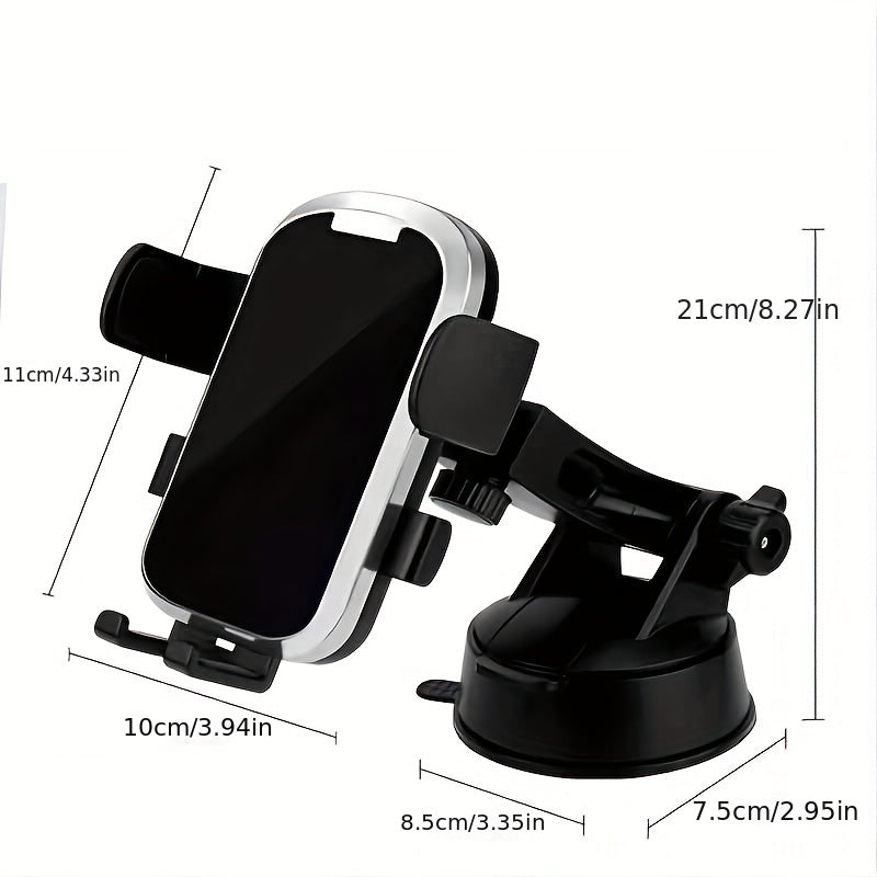 Automatic Lock Suction Cup Car Phone Holder