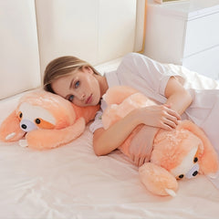 Plush Sloth Toy with Expressive Eyes & Fluffy Ears