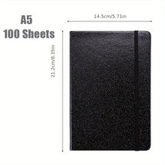 A5 Hard Faced Notebook Art Small Fresh Sequined Ledger
