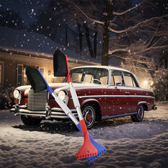 Snow Shovel and Brush Set for Defrosting and Snow Removal