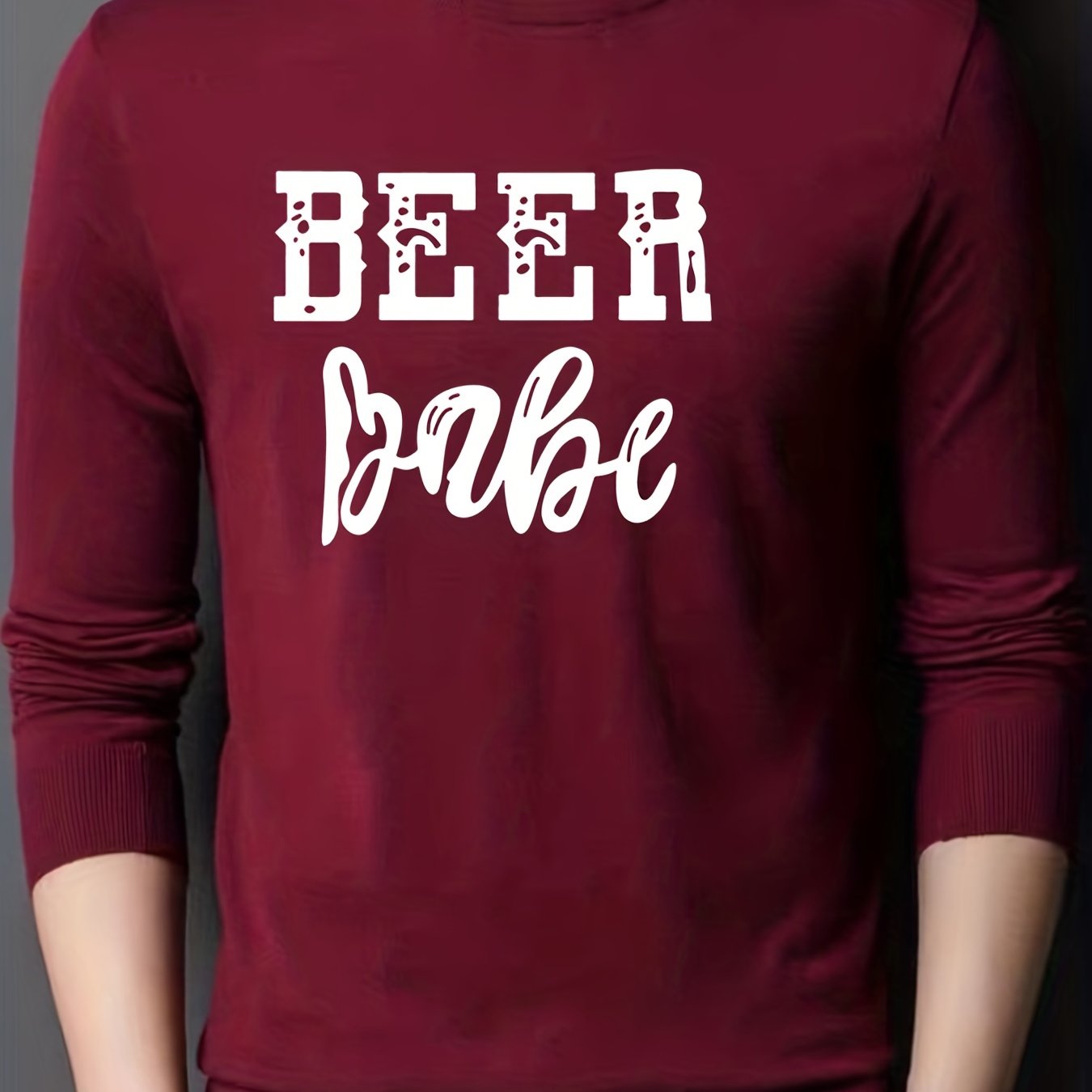 Knitted Crew Neck Pullover Sweater for Men