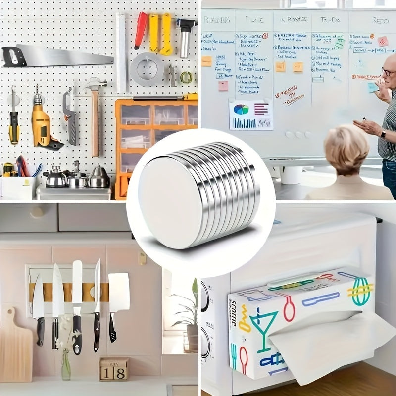 High Magnet Heavy Duty Small Circular Refrigerator Magnet for Office Use