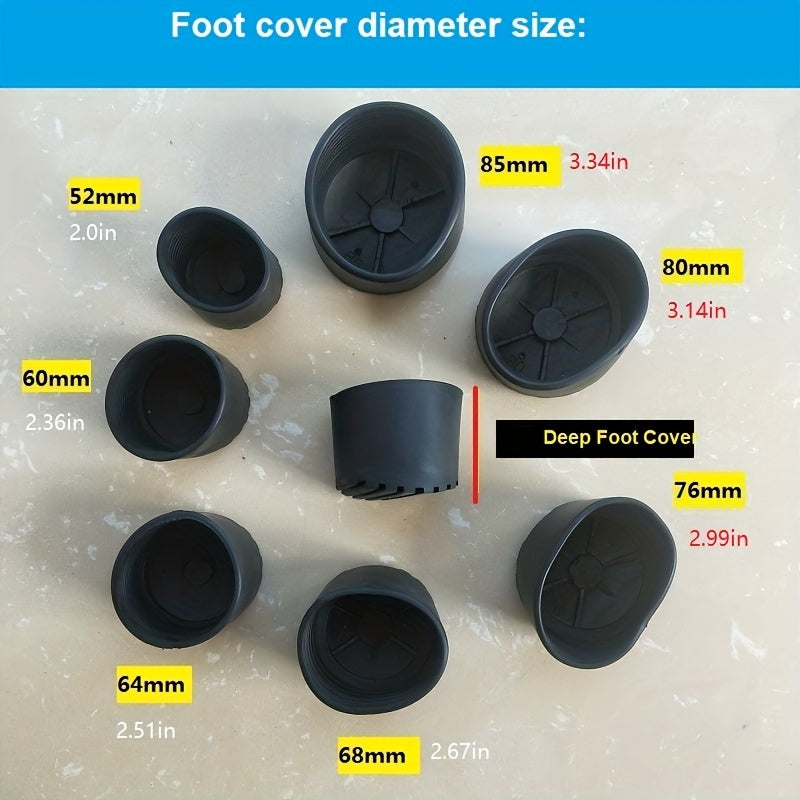 Telescopic Bamboo Ladder Non-slip Plastic Foot Pad