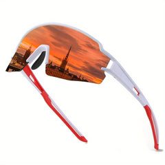 Men's Big Frame Glasses Outdoor Sports Skiing Riding Sunglasses UV400