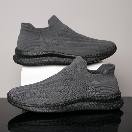 Men's Soft Breathable Slip On Running Shoes