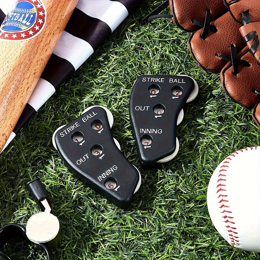 4 Wheel Baseball Umpire Clicker Counter for Scorekeeper