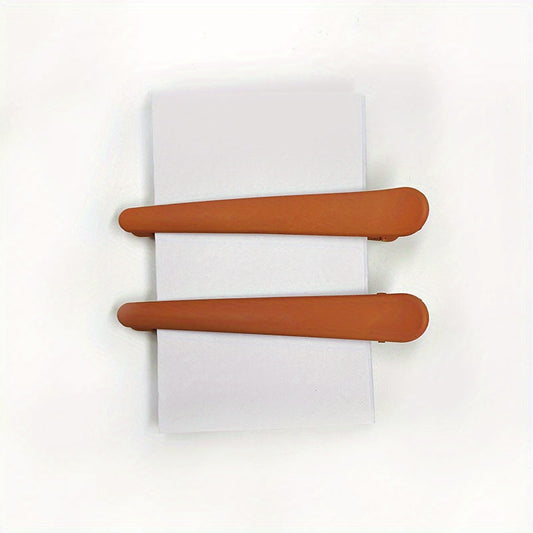 Matte Hair Clip Style Solid Hair Clip Side Clip Hair Accessories