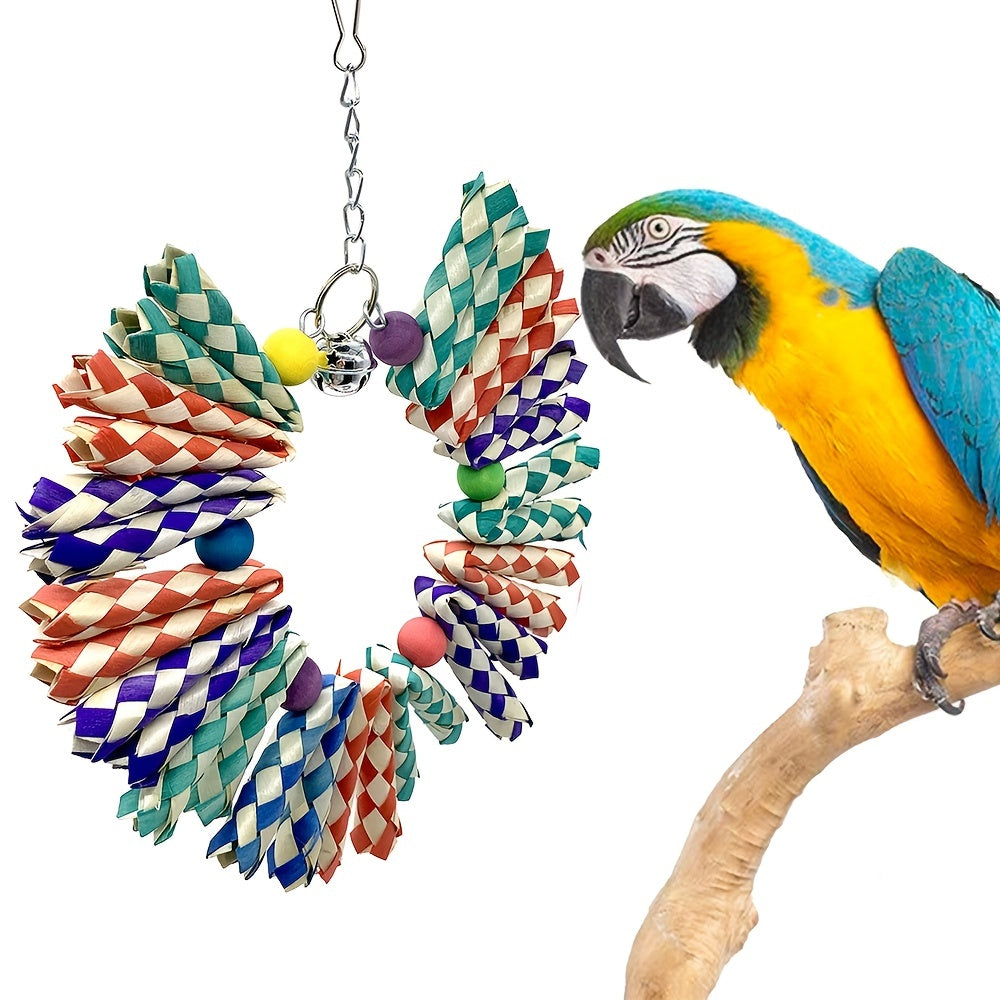 Bird Toy Shredder for Parrots Lovebirds Conures Cockatiels