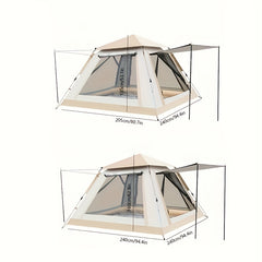 Automatic Quick Opening Tent Breathable Waterproof Easy Build for Camping