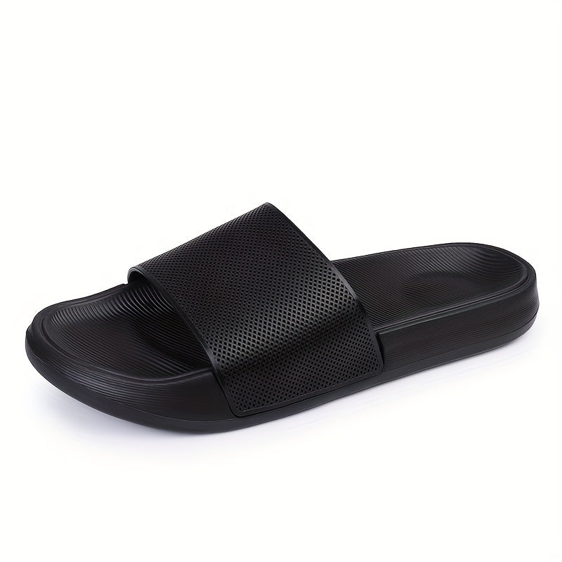 Men's Non Slip Slides Lightweight Open Toe Quick Dry Slippers
