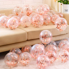 10pcs 12" Confetti Balloons Latex Helium Balloon Party Decoration