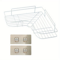 1PC Punch Toilet Bathroom Triangle Rack Wall Mounted Toilet Bathroom Shelves