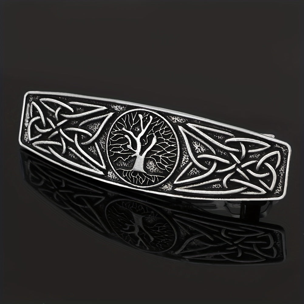 Vintage Viking Celtic Hair Clip Barrette Women Hair Head Jewelry
