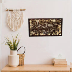 LED Flower Shape Wooden Lamp Home Decoration