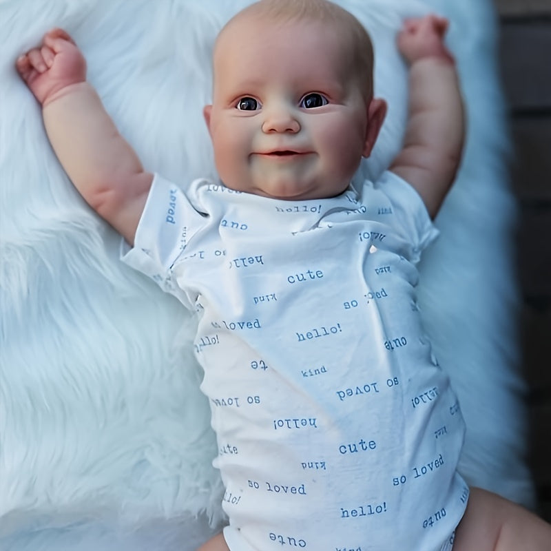 19inch Cloth Body Doll w/ Hand-painted Head