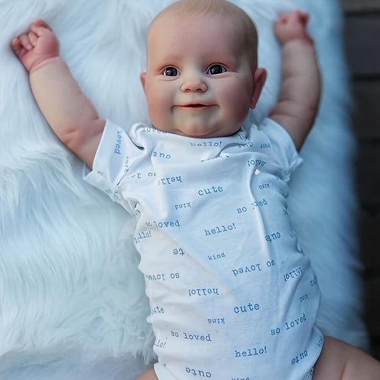 19inch Cloth Body Doll w/ Hand-painted Head